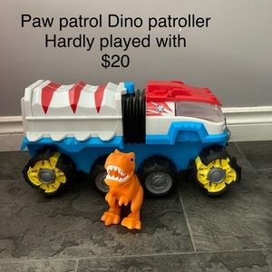 Dino Pawpatroller with Dinosaur